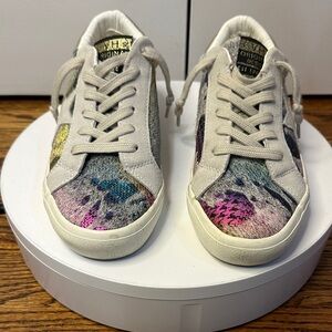NWOT Vintage Havana Runyan-7 Multi Madness Calf Hair Low Top Star Sneaker Size 8